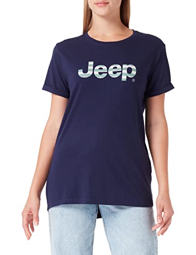T-Shirt Jeep J Woman J22w : style oversize et rayures tendance