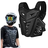 Motorcycle Armor, Adjustable Motorcycle Body Armor Vest, Shock Absorbent Motorcycle Protective Gear, Motorcycle Chest Back Protector for Men Mountain Bike Dirt Bike