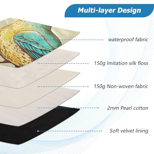 Funda para portátil con diseño de pájaro para 13-14 pulgadas miniatura 4