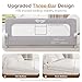 Kincongi Bed Rail for Toddlers, 59 Inch Swing Down Toddler Bed Rails with Wider U-Shape Base, Breathable Baby Bed Rail Guard for King, Queen, Full, Twin Bed Rail for Baby