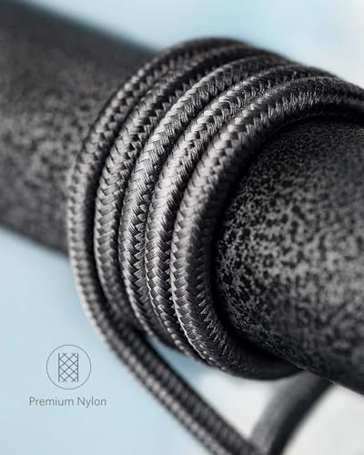 كابل USB-C الى USB A 3.0 من انكر (6 قدم/1.8 متر)، كيبل شحن مضفر من النوع سي عالي المتانة متوافق مع جميع اجهزة اندرويد والمزيد