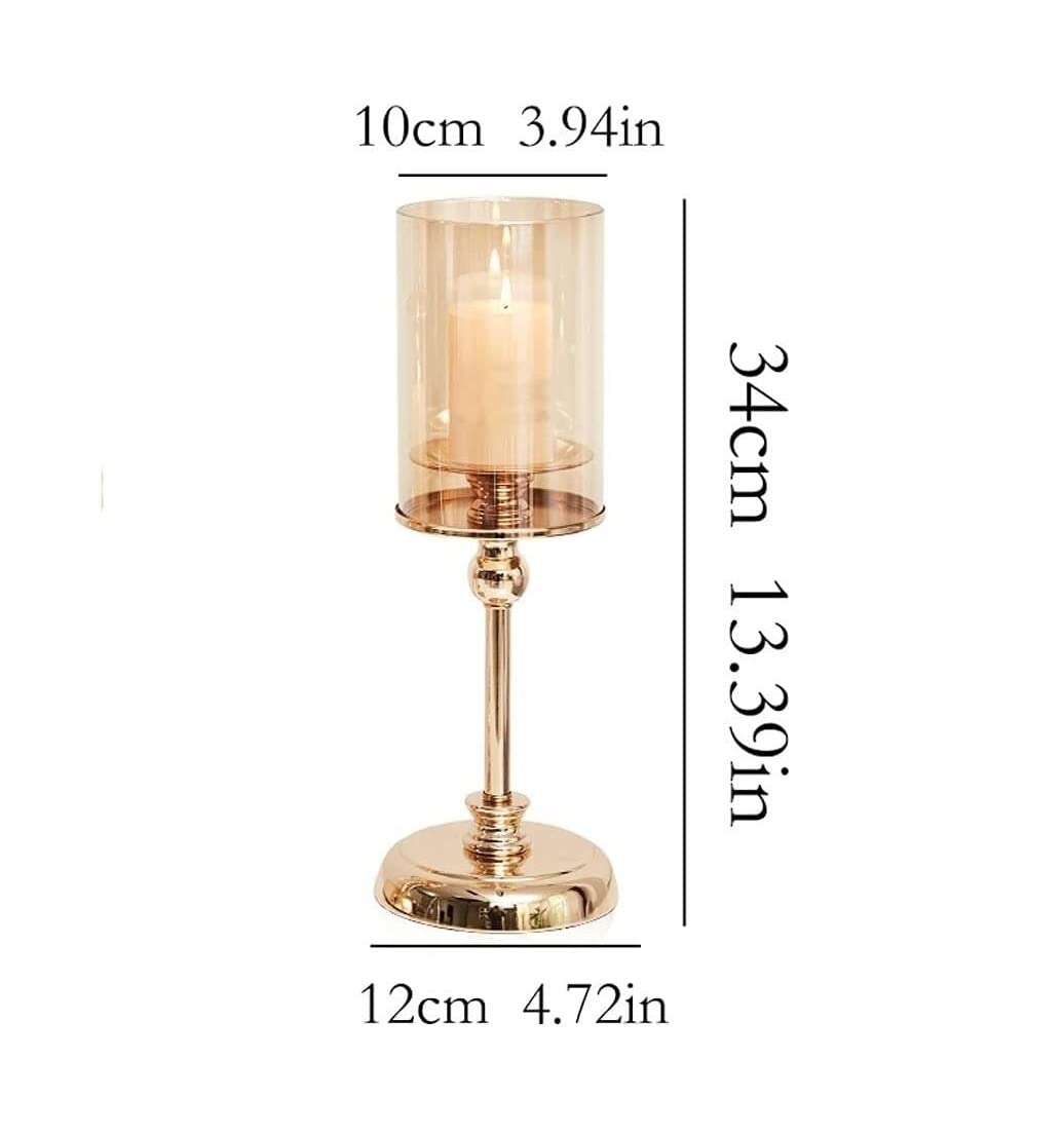 Kerzenständer 3-teiliges Set Kerzenhalter Aus Glas, Retro, Romantisch, Esstisch, Kerzenlicht, Abendessen, Requisiten, Zuhause, Einfache, Moderne Dekoration Abendessen Kerzenhalte
