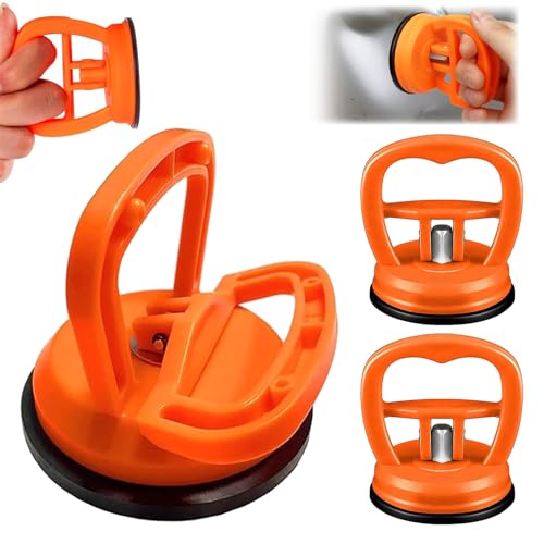 3 Stück Saugnapf Dent Abzieher Beulen Reparaturset Auto Dellen Rausziehen Saugheber Funktion Schwerlast Dellenentfernung Vakuum Saugnapf Saug Heber für Auto Dellen Handy Glasscheiben Laptop