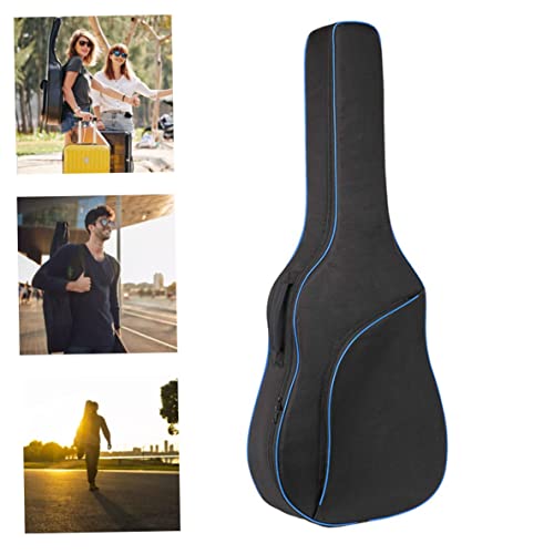Sac à guitare acoustique Étui de guitare imperméable 41 pouces Sac de gigogne de guitare sac à dos avec tampon à double… - Les Beatles, Paul McCartney, John Lennon, RIngo Starr, George Harrison Sac à guitare acoustique Étui de guitare imperméable 41 pouces Sac de gigogne de guitare sac à dos avec tampon à double… – Image 3
