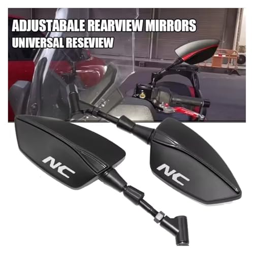Espejo retrovisor lateral de motocicleta Honda NC700S NC750X NC700X retrovisores negros recambio 5