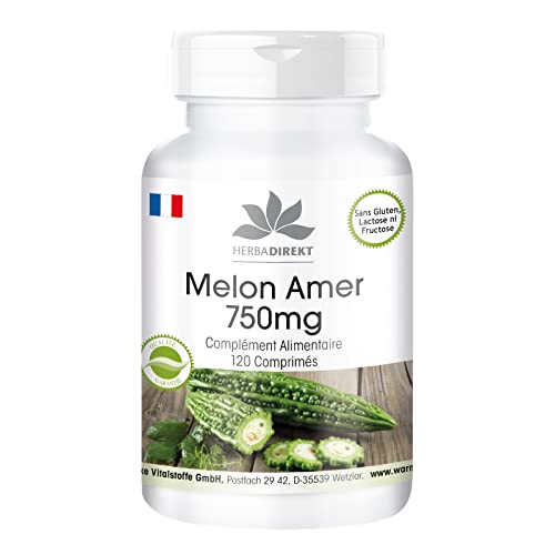 Extrait De Melon Amer 1000 Mg - Complément Pour Perte De Poids & Santé Cardio - Naturel