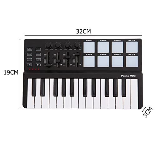 不明 MIDI キーボード コントローラー ミニ 25 キー USB キーボードとドラム パッド の商品画像 5