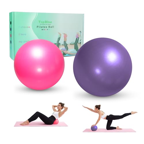 TopBine Pilates Ball - Gymnastikball klein,pilatesball 22 cm,Redondo...