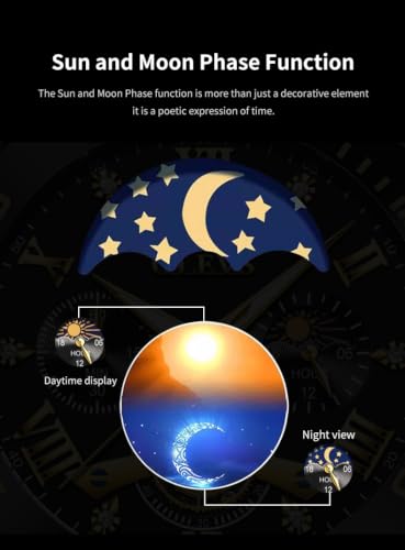 Image of OLEVS Mens Watches Chronograph Luxury Dress Moon Phase Two Tone Stainless Steel Waterproof Luminous Business Calendar Wrist Watch