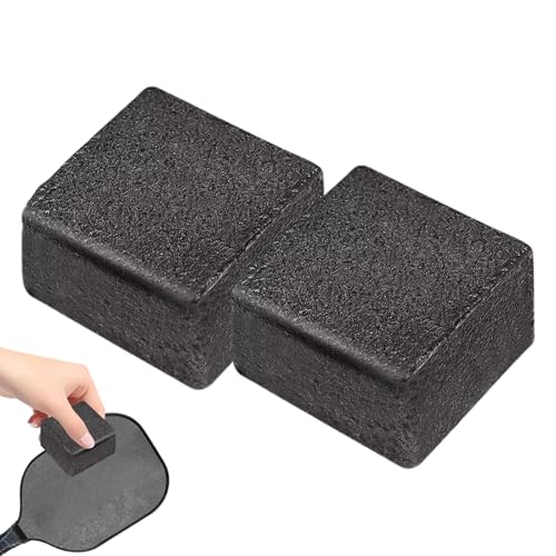 カーボンパドルクリーナー、ピックルボールパドル消しゴム,2X パドルダストリムーバー - アマチュアまたはプロのプレーヤーのための柔らかいゴム製ダートラケット除去ダストリムーバー