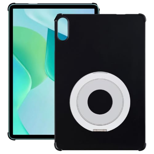 Funda Teclast P33 10.1 2026 con soporte de mesa ajustable y mango para escritorio en negro y plata