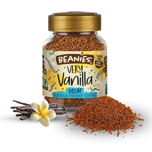 Image of Beanies Very Vanilla Flavoured Instant Coffee | 50g | Freeze Dried Coffee with Smooth Vanilla