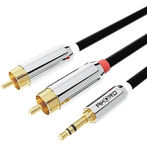 AKORD 3.5mm Jack to RCA Audio Lead Cover