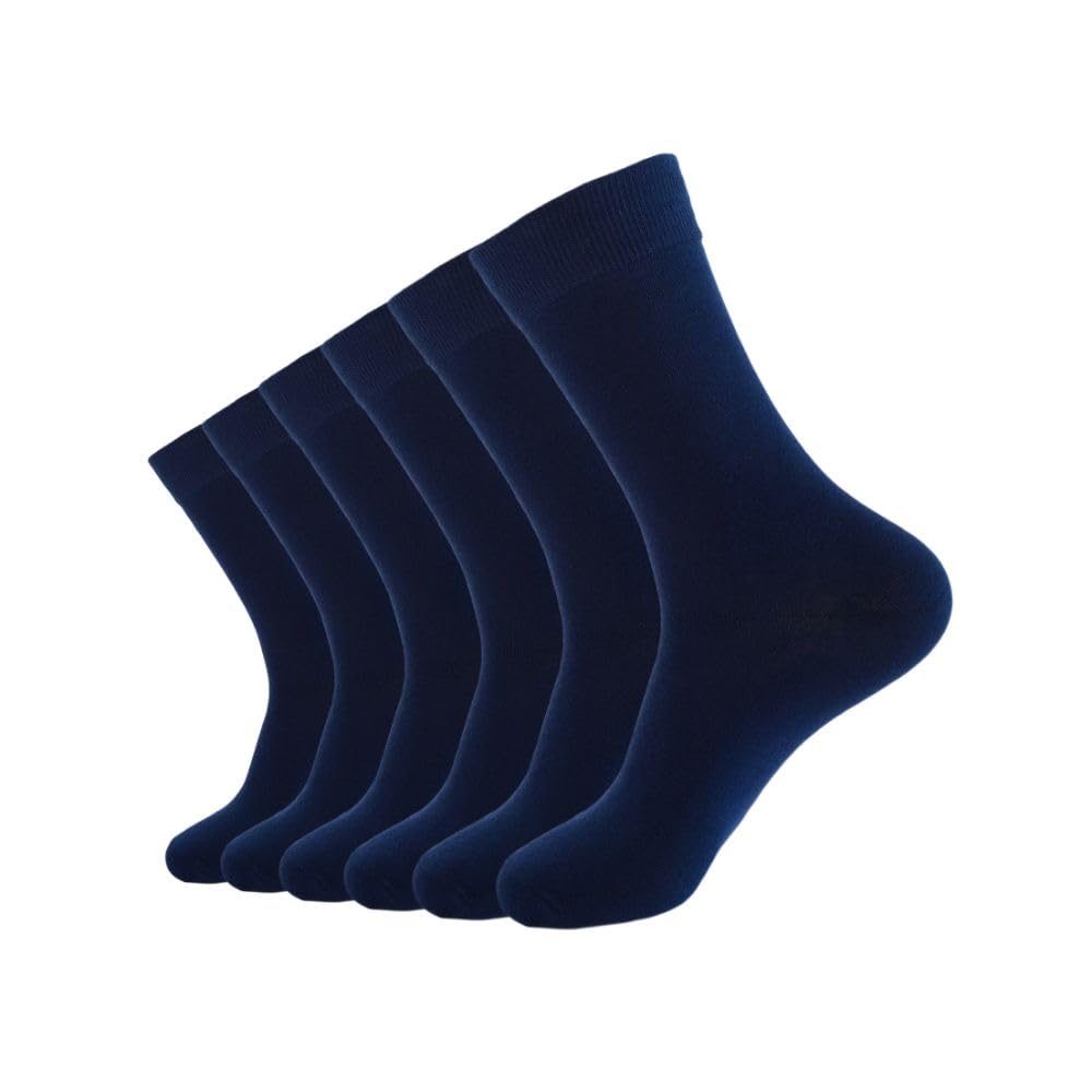COTTENZA Calcetines hombre algodon, pack calcetines hombre de 6 unidades, calcetines hombre deporte, calcetines ejecutivos, regalos originales para hombre