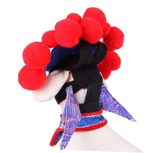 Disfraz rojo para perros talla S para cosplay miniatura 3