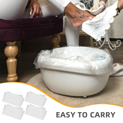 80 bolsas desechables extra gruesas para baño de pies miniatura 5