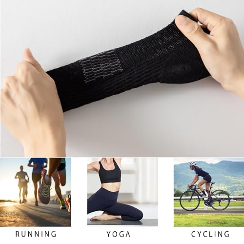 Image of Ankle Running Socks For Women, Athletic Wicking Thick Cushioned Low Cut With Tab Casual Sports Socks