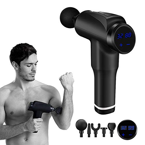 Massage musculaire électrique contre la raideur du corps noir