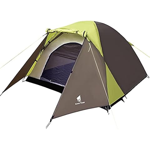 GEERTOP Camping Tent 2~3 Person Waterproof Lightweight Backpacking Tents Large with Sun Shelter Dome Tent for Family Beach Camping Hiking Outdoor Cover