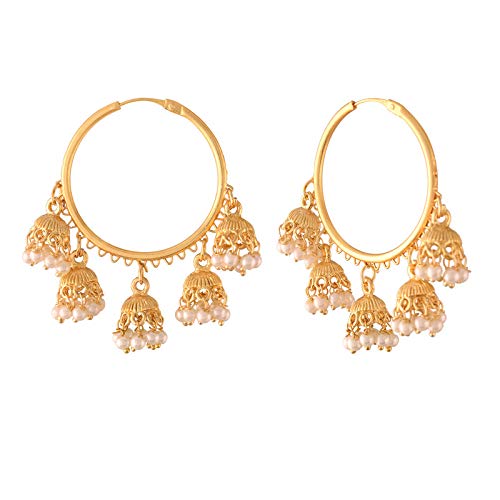 See full amazon price history chart for I Jewels Metal Gold Plated and Pearl Jhumki Earrings for Women (Gold) I Jewels Metal Gold Plated and Pearl Jhumki Earrings for Women (Gold) (B085486D7B) Amazon Price History, Amazon Price Tracker