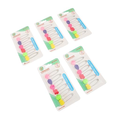 VILLCASE Lightweight Nappy Diaper Pins 30pcs Safe Easy to Use for Travel Daily Use