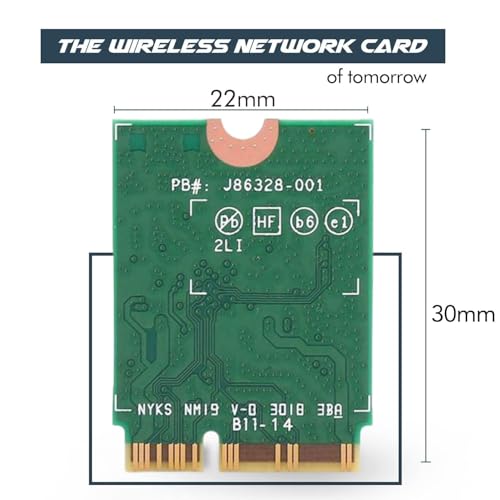 Image of WiFi 7 Adapter for Intel BE202 | M.2 PCIe Format | Tri-Band 2.4 /5 /6 GHz | Up to 2.4 Gbps | WiFi Card for PCs | Bluetooth 5.4 Compatible | for Intel PC with Windows 10 /11 | BE202NGW