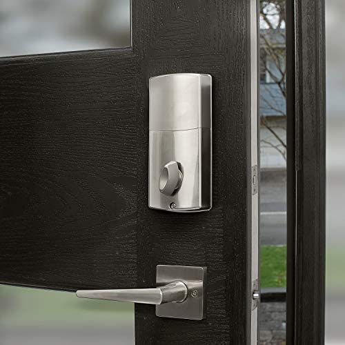 Ks Hardware Electronic Deadbolt Smart Doorlock For Keyless Entry, Includes Matching Gripset, Wifi Enabled (Satin Nickel) #TOP2