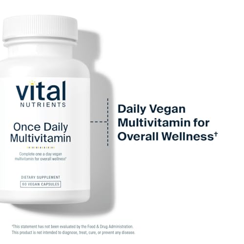 Vital Nutrients Once Daily Multivitamin | Vegan Multi for Women & Men | Allergen-Free | 19 Essential Vitamins + Antioxidants for Eye and Heart Health | Gluten, Dairy & Soy-Free | 60 Capsules - Image 4