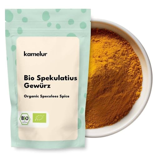 Kamelur 500g BIO Spekulatius Gewürz fein – beste Winter-Gewürze für Spekulatius, Lebkuchen und...