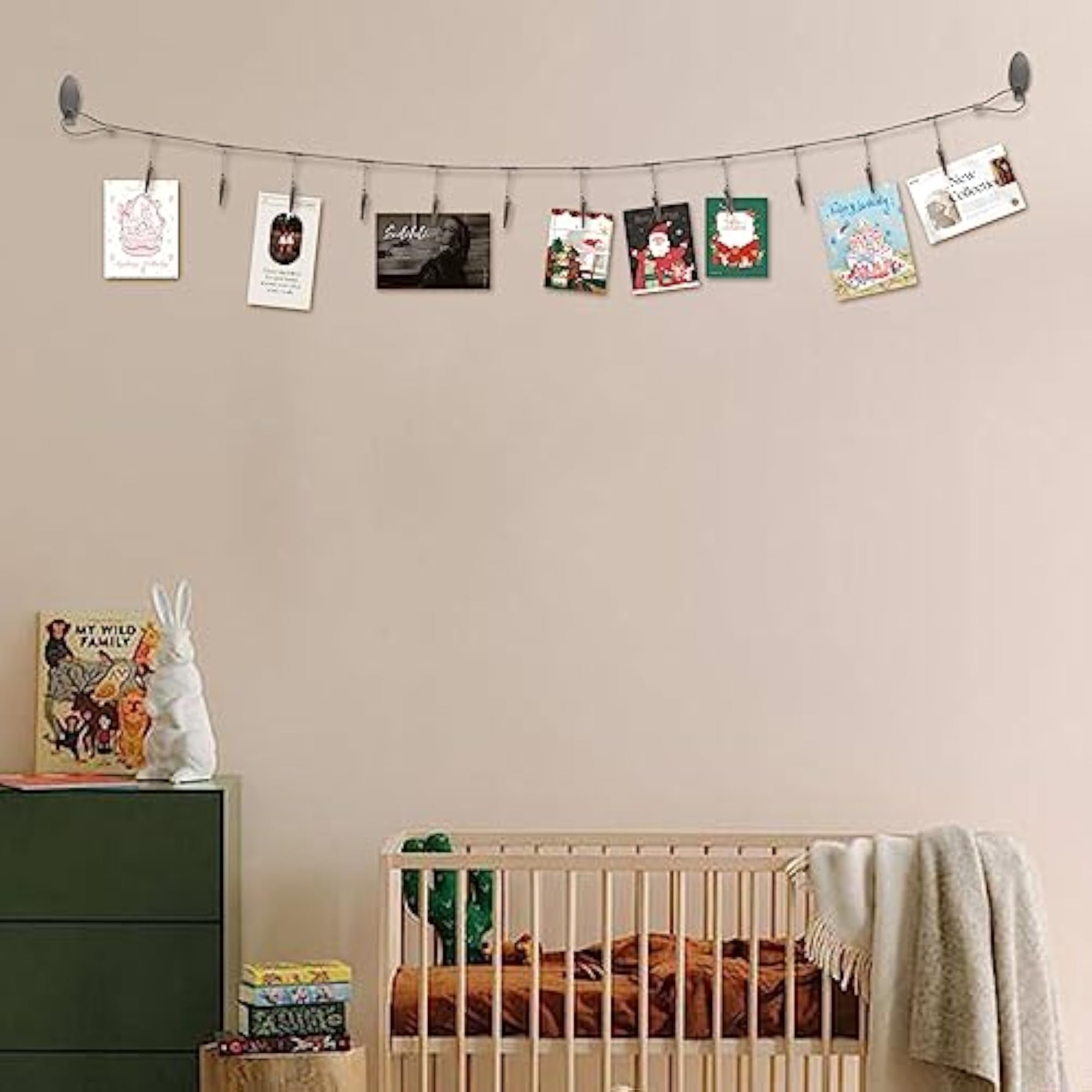 Multi-Purpose Steel Wall Hanging Display Cable Wire Rod