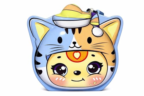 Image of Sajani Cute Cartoon Creative Portable Piggy Bank, Money Saving Box with Combination Lock, Mini Coin Bank Gifts for Boys and Girls, Best Return Gifts for Kids (Pack of 1) (Tiger - Blue)