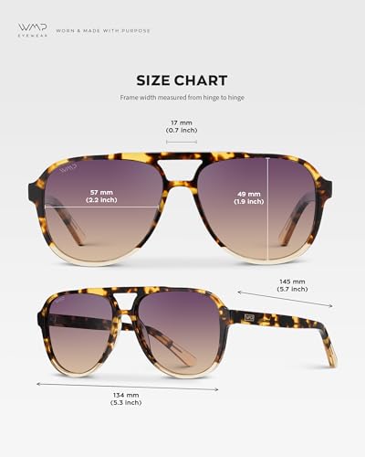 Image of WearMe Pro Chic Retro Oversized Polarized Sunglasses: Statement Aviators for Women