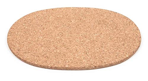 Tapetes de corcho redondos para ollas calientes Oval 34x22cm Cover