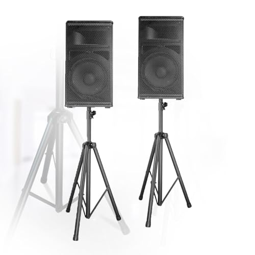 Trépied pour enceinte réglable en hauteur avec plateau stable