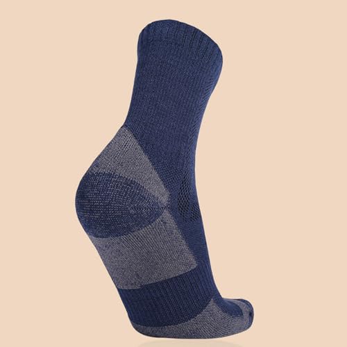 Socks for Sports, Fitness and Casual Outing, Comfortable, Breathable, Machine Washable, High Resilience, Soft, Abrasion-Resistant, Pilling-Resistant - 1 Pack, Blue3