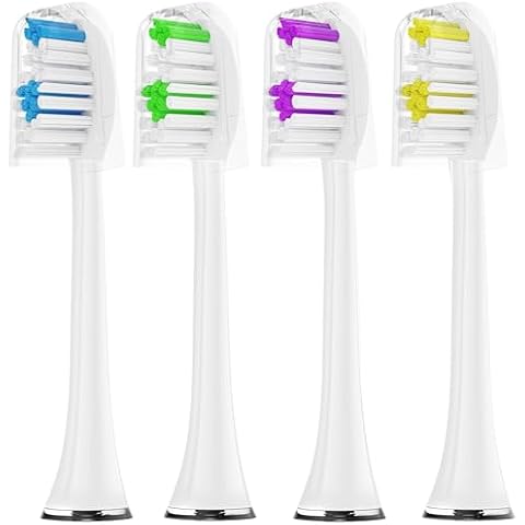 Acteh Toothbrush Heads for Sonic Edge, JetWave, JetUV and eBrush Toothbrush Models Cover