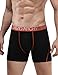 DAVID ARCHY Men's 7 Pack Colorful Widen Waistband Trunks Gift Box
