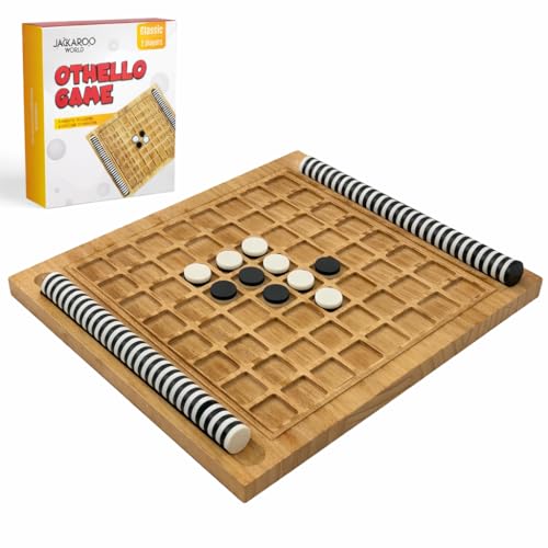 Othello juego de mesa clásico de madera 11.2 pulgadas miniatura 1