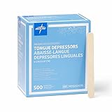 Medline Wood Tongue Depressors, Non-Sterile, 5.5 inch, 500 Count