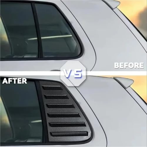 Persiennes de lunette arrière en carbone pour Golf 4 MK4 1997-2006