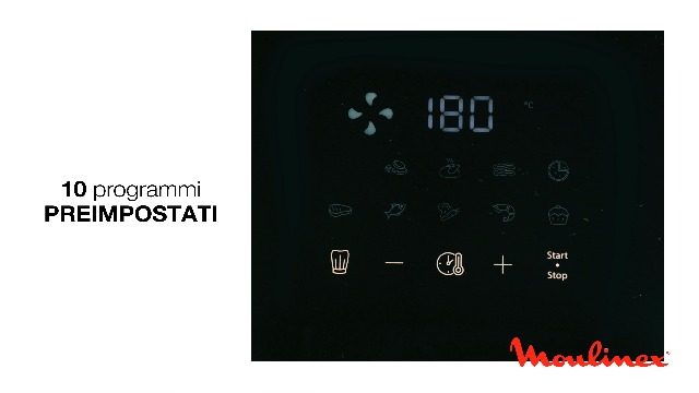 Friggitrice Ad Aria Moulinex Easy Fry Max - 5L, 1500W, 10 Programmi, Touchscreen, Lavabile In Lavastoviglie - Foto 3