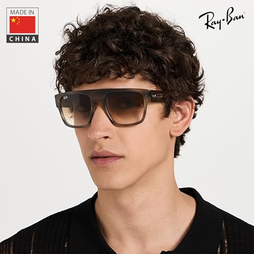 Image of Ray-Ban RB0360S DRIFTER Square Shaped Sunglasses for Men & Women with Official RAYBAN Eyewear Kit
