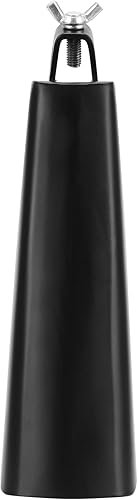 Miniatura 7 de Paquete de 2 campanas de vaca de acero de metal de 8 pulgadas, cencerros de percusión de mano con palo para batería, instrumento de percusión,