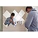 Wandefol 25pcs Espejo Autoadhesivo, Espejo de Pared Flexible, Hojas de Espejo Cuadrado,...