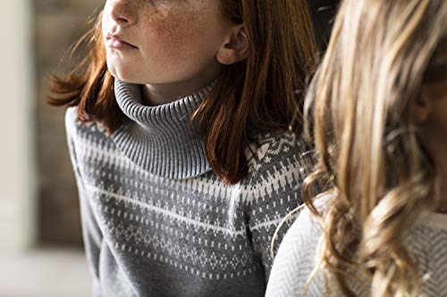 Image of Cable Knit Turtleneck Sweater Dress by Hope & Henry Girl