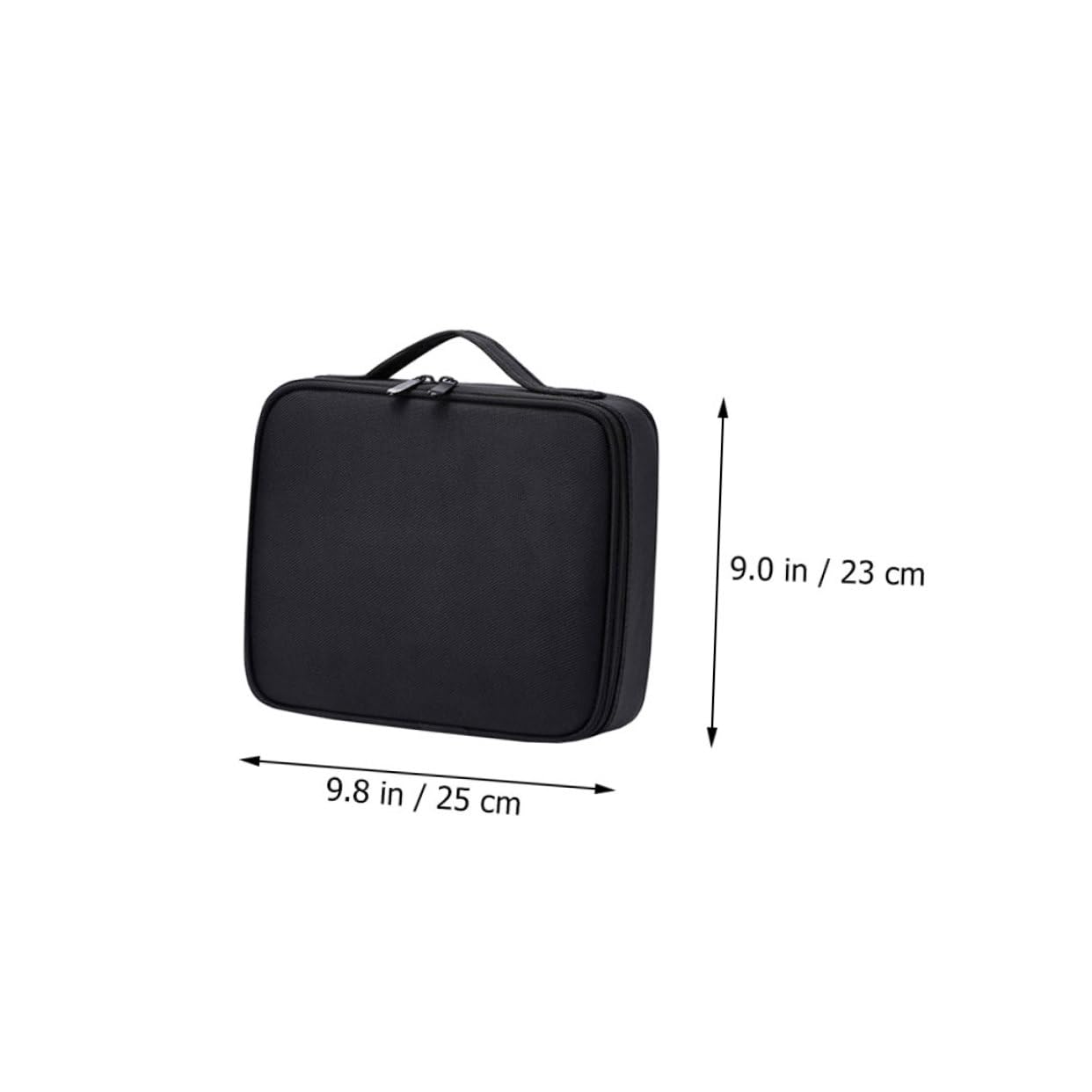Borsa Portatile per Stoccaggio Effetto Audio Materiale Nero, Comoda e Adatta per Microfono in Performance All'aperto