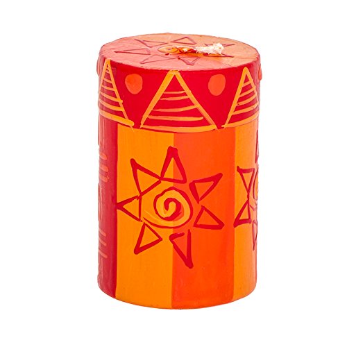 'Kapula Stumpenkerze "African Sunset Design 4,5 x 7 cm Cover