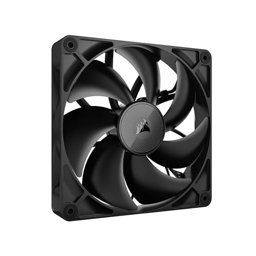 CORSAIR iCUE Link RX140 Ventilateur PWM 140mm - Roulement à Dôme Magnétique - Ventilateur Simple - Noir