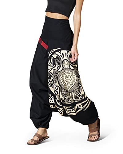 The Veshti Company Women’s Low Crotch Loose Boho Yoga Harem Pants