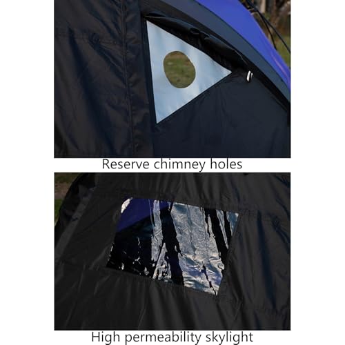 Carpa espaciosa para camping familiar con dosel miniatura 3